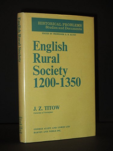 Stock image for English Rural Society 1200-1350 for sale by GloryBe Books & Ephemera, LLC