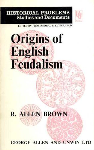 Beispielbild fr Origins of English Feudalism zum Verkauf von Better World Books