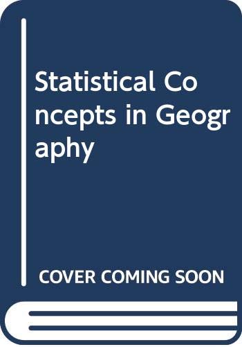 9780049100657: Statistical Concepts in Geography