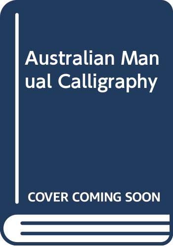9780049280618: Australian Manual Calligraphy