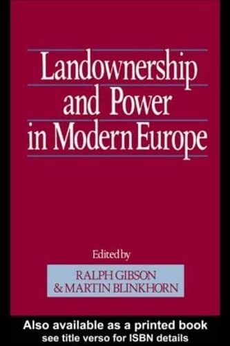 9780049400917: Landownership & Power Mod Eur