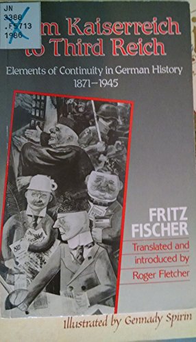 9780049430440: From Kaiserreich to Third Reich: Elements of Continuity in German History, 1871-1945