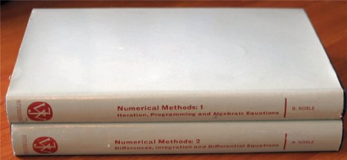 9780050013519: Numerical Methods: Iteration, Programming and Algebraic Equations Pt. 1 (University Mathematical Texts)