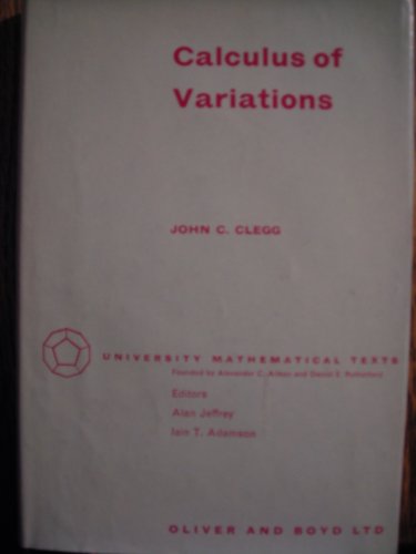 9780050016213: Calculus of variations (University mathematical texts)