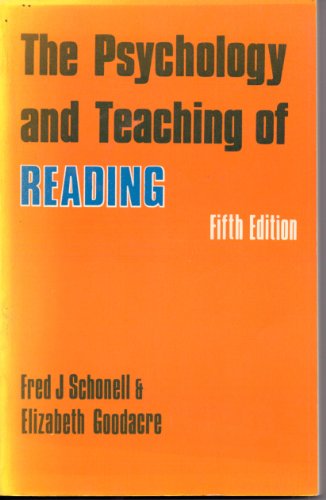 Stock image for Psychology and Teaching of Reading for sale by Goldstone Books