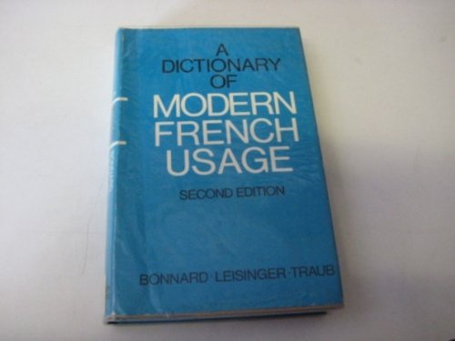 Beispielbild fr Dictionary of Modern French Usage zum Verkauf von WorldofBooks