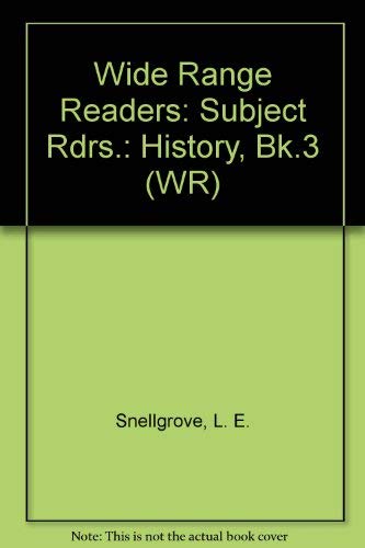 9780050030547: Subject Rdrs.: History, Bk.3 (WR)