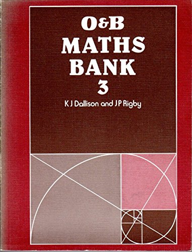 Stock image for Mathematics Bank: Bk. 3 for sale by Orbiting Books