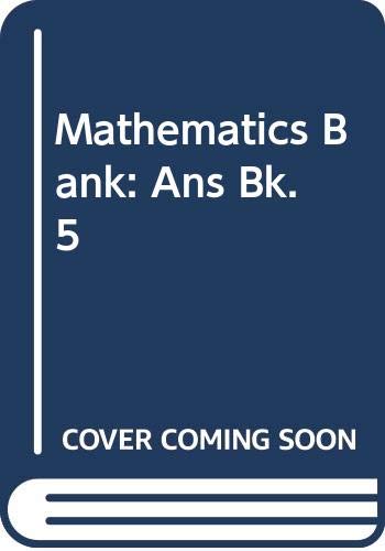 9780050034620: Mathematics Bank: Ans Bk. 5