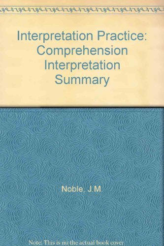 Interpretation Practice (9780050034644) by Noble, James