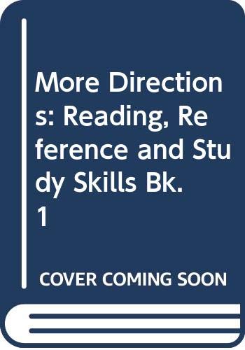 9780050034989: Reading, Reference and Study Skills (Bk. 1) (More Directions)