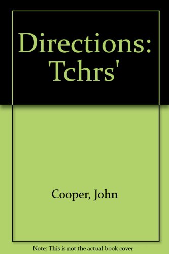 Teacher's Guide (Directions) (9780050038413) by Cooper, John