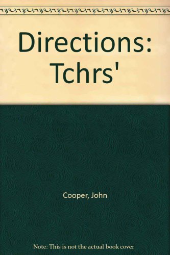 Directions: Teacher's Guide (9780050041741) by Cooper, J; Hughes, R