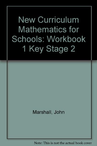 New Mathematics for Schools: Pupils' Textbook 1 (New Curriculum Mathematics for Schools) (9780050044148) by Marshall, J