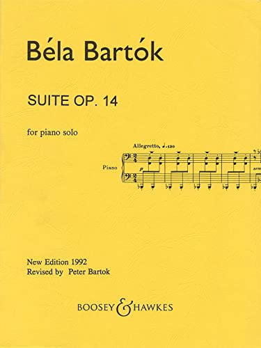 Beispielbild fr Bartk: Suite for Piano, Op. 14 (Sz. 62, BB 70) zum Verkauf von Irish Booksellers