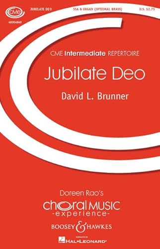 9780051471691: Jubilate Deo: 3-part treble voices (SSA), 2 trumpets, horn, trombone, tuba and organ. Partition de chœur.