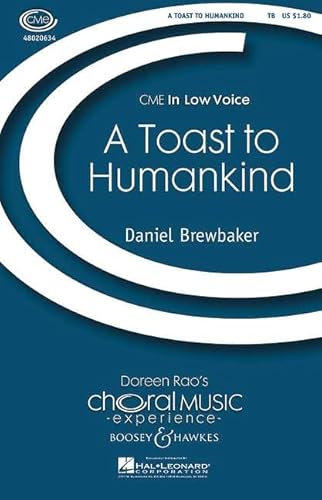 Beispielbild fr A Toast to Humankind: Men's choir and piano. zum Verkauf von WorldofBooks