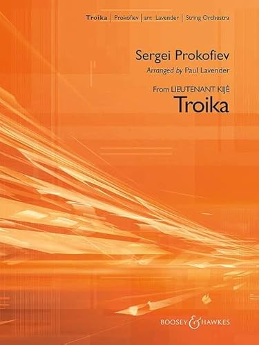 9780051778714: Troika: from Lieutenant Kije. String orchestra. Partition et parties.