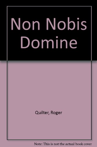 9780060021795: Non nobis domine chant