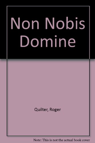 9780060021795: Non Nobis Domine: No. 224. female choir (SSA) and piano (organ or orchestra). Partition de chœur.