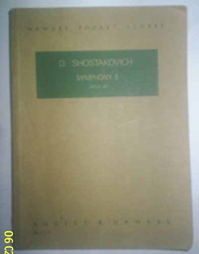 Beispielbild fr Symphony No. 5 op. 47 - Hawkes Pocket Scores HPS 628 - orchestra - study score zum Verkauf von WorldofBooks