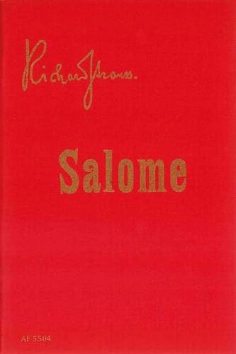9780060026035: Salome: Music Drama in one act. op. 54. Livret.