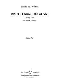 Beispielbild fr Sheila Nelson: Right from the Start (Violin Part) zum Verkauf von WeBuyBooks
