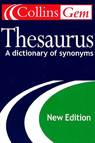 Beispielbild fr Collins Gem Thesaurus (2nd Edition) zum Verkauf von Wonder Book