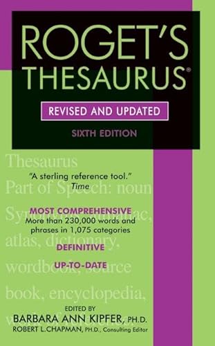 Beispielbild fr The Concise Roget's International Thesaurus, 6th Revised & Updated Edition zum Verkauf von Wonder Book