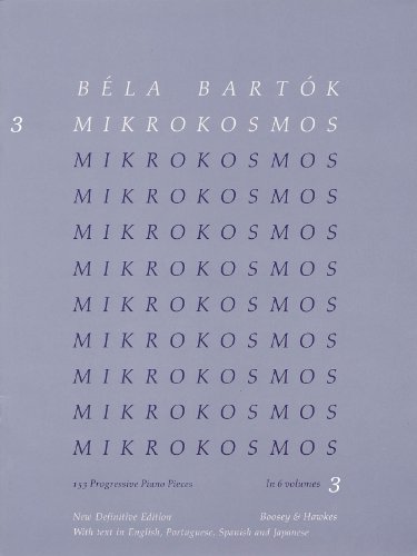 9780060097332: Bela Bartok Mikrokosmos 3