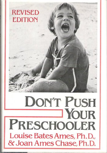 Imagen de archivo de Don't Push Your Preschooler a la venta por Better World Books