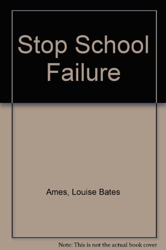 Imagen de archivo de Stop school failure a la venta por Wonder Book