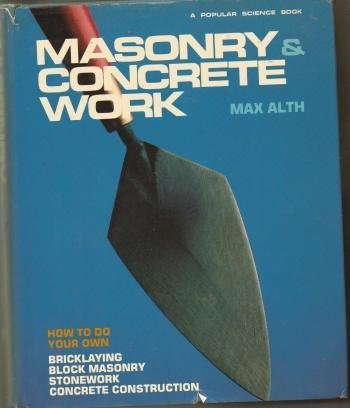 Beispielbild fr Masonry and Concrete Work zum Verkauf von Better World Books