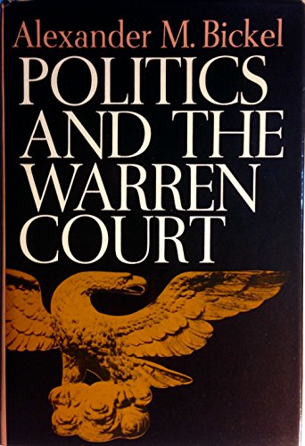 Imagen de archivo de Politics and the Warren Court a la venta por Irish Booksellers