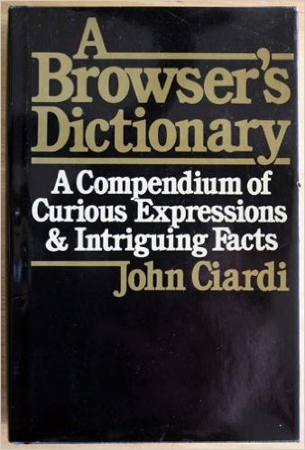Beispielbild fr A Browser's Dictionary zum Verkauf von Wonder Book
