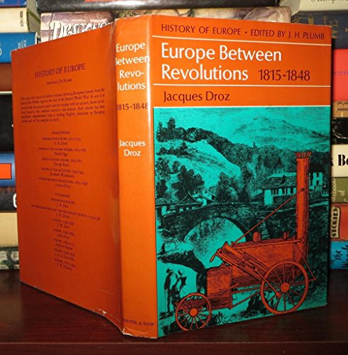 Beispielbild fr Europe Between Revolutions, 1815-1848 zum Verkauf von ThriftBooks-Dallas
