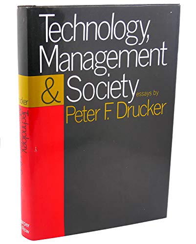 Imagen de archivo de Technology, Management and Society; Essays, a la venta por ThriftBooks-Dallas