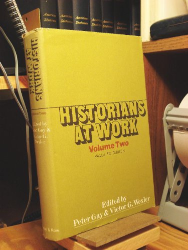 Imagen de archivo de Historians At Work Volume 2 a la venta por BookHolders