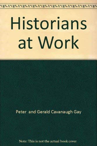 Stock image for Historians at Work volume 1 for sale by Nelsons Books