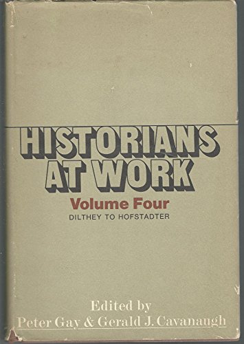 Imagen de archivo de Historians at Work (Vol 4) a la venta por BookHolders