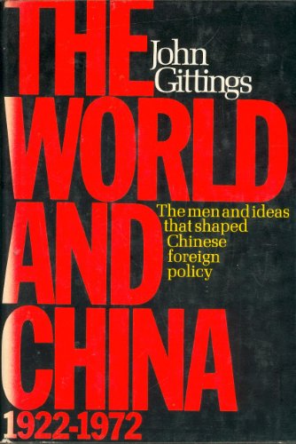 Stock image for The world and China, 1922-1972 for sale by HPB-Diamond