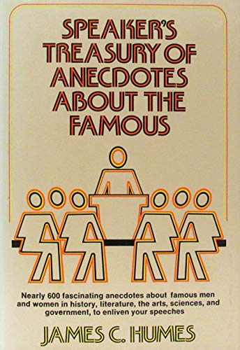 Immagine dell'editore per Speaker's Treasury of Anecdotes About the Famous venduto da ThriftBooks-Atlanta