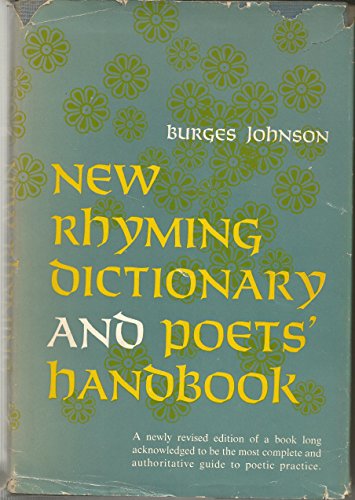 9780060122058: New Rhyming Dictionary and Poets' Handbook