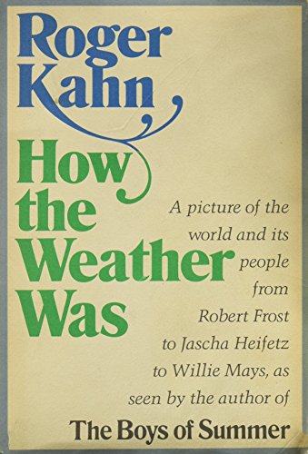 Beispielbild fr How the weather was zum Verkauf von Wonder Book