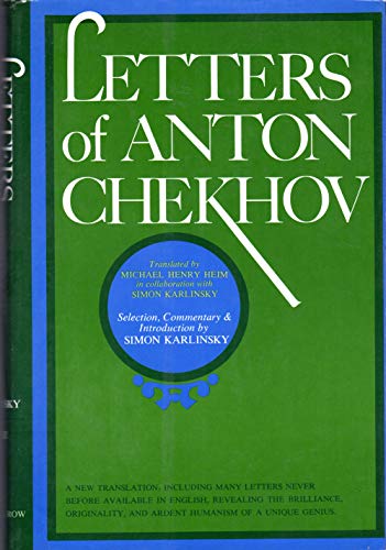 Beispielbild fr Letters of Anton Chekhov zum Verkauf von Wonder Book