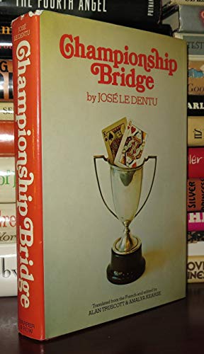 Beispielbild fr Championship bridge zum Verkauf von HPB-Ruby
