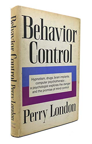 Stock image for Behavior Control for sale by Better World Books