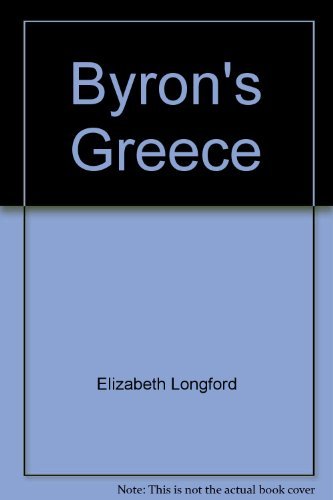 Stock image for Byron's Greece for sale by Wonder Book