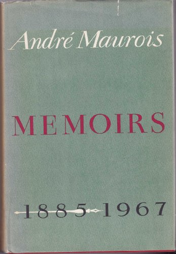 Stock image for Memoirs, 1885-1967 for sale by Basement Seller 101