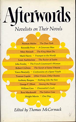 9780060129033: Afterwords: Novelists on Their Novels